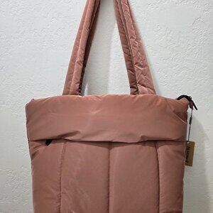 Bearpaw Puffer Quilted Tote Bag